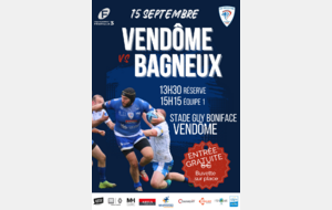 MATCH : Vendôme - Bagneux